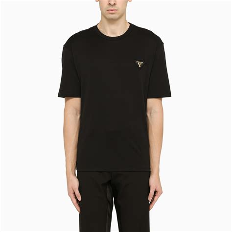 prada t-shirt schwarz|Prada long sleeve t shirt.